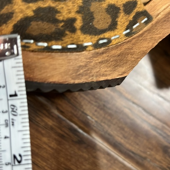 Bjork leopard clogs 37 - Picture 6 of 7